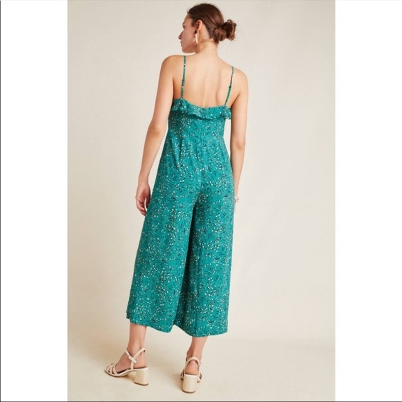 Kachel x Anthropologie Leo print jade jumpsuit - Picture 2 of 8